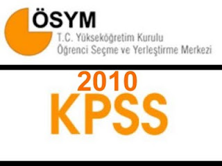 2010 Kpss sınavı 