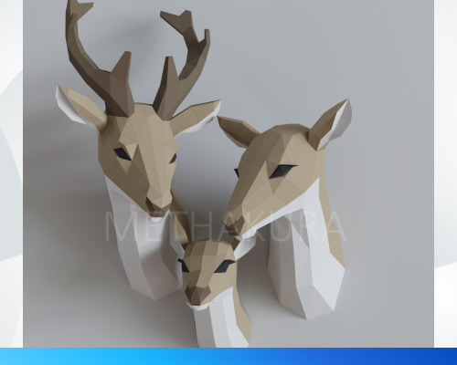 Papercraft Ciervos