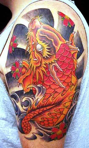 koi fish tattoo photos