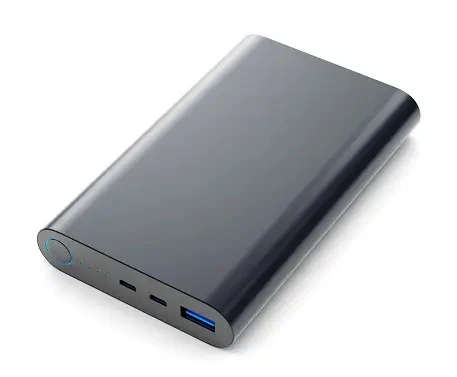 A power bank in a white background.