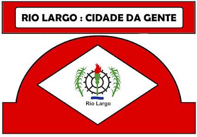Emancipação Política de Rio Largo - Coroa com a bandeira de Rio largo