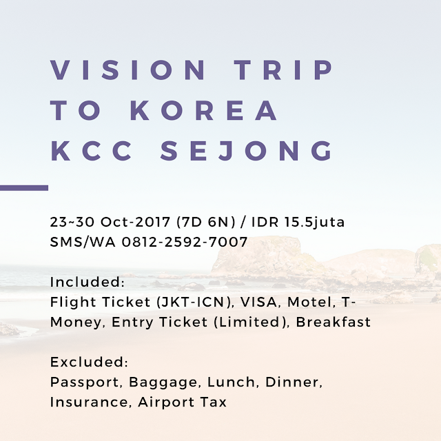 Liburan ke Korea 23~30 Oct 2017 KCC Sejong Jogja