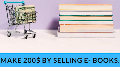 How to Make 200$ Per Month on Amazon by selling E-books.