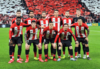 ATHLETIC CLUB DE BILBAO. Temporada 2019-20. Unai Núñez, Raúl García, Yeray, Vesga, Íñigo Martínez, Unai Simón. Iñaki Williams, Capa, Dani García, Muniain y Yuri. ATHLETIC CLUB 1 GRANADA C. F. 0. 12/02/2020. Copa del Rey, semifinales, partido de ida. Bilbao, Vizcaya, estadio de San Mamés: 48.149 espectadores. GOLES: 1-0: 42’, Muniain.