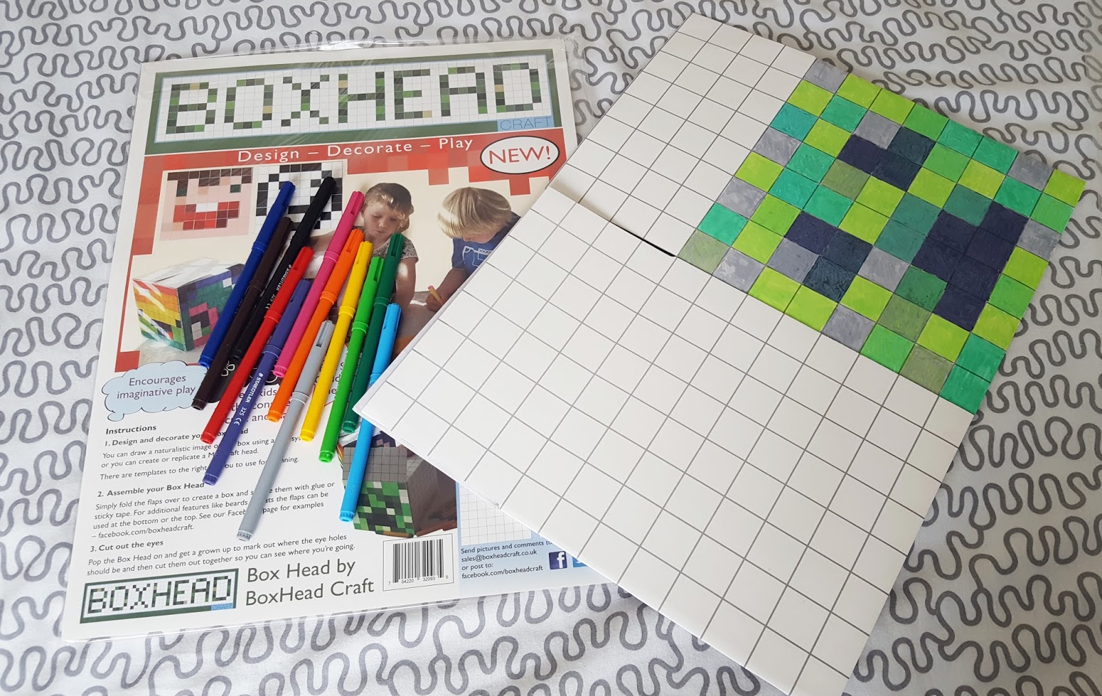 Boxhead Craft Have A Pixel Head This Halloween Ellexmay - box heads roblox