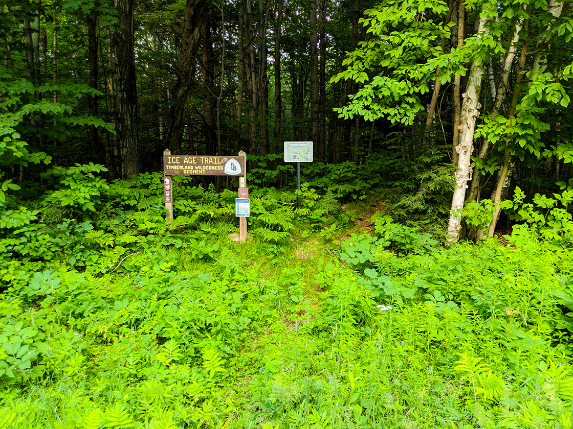 Along the Ice Age Trail Timberland Wilderness Segment