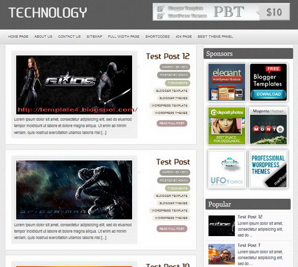 Technology WordPress Theme