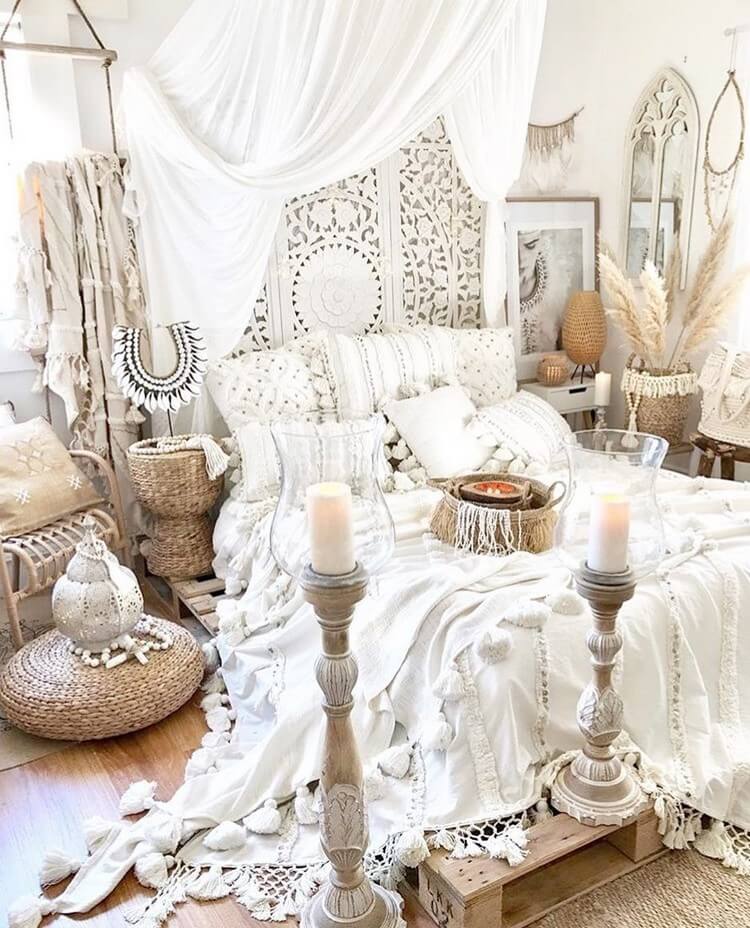 Bohemian Bed Ideas And Home Decorations 