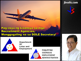 Labor Secretary Silvestre H. Bello III has assumed full authority in the licensing of overseas placement agencies, a function previously delegated to the Philippine Overseas Employment Administration (POEA).  In Administrative Order No. 241 series of 2017, Bello recalled a 1998 DOLE directive that authorized the POEA Administrator to act on matters governing overseas employment.  Following the latest order, the confirmation of the issuance and renewal of licenses of recruitment agencies and other matters governing overseas employment will have to pass to the labor secretary for approval.   This means that the DOLE Secretary will have the authority to approve or deny the following processes: all processed applications on the issuance and renewal of licenses authorities to engage in the recruitment and placement of workers for overseas employment the grant of exemption from the ban on direct hiring the grant exemptions from the age requirements for overseas workers  Administrative Order No. 241 series of 2017 recalls Administrative Order No.144 Series of 1998. While the DOLE Secretary is essentially taking in the reins of Filipino overseas employment, all applications relative to the items mentioned above remain to be filed with and processed by the POEA in accordance with existing rules and procedures.  The said administrative order was issued to ensure that only the operation of legitimate and responsible recruitment agencies are allowed to safeguard the welfare and security of OFWs and their families and to develop and effectively implement programs on the deployment of migrant workers.  We can remember a few months ago that DOLE has discovered a money-making scheme within POEA. Some employees were taking advantage of the grant of exemption in relation to the ban of direct-hiring, taking in bribes as payment for providing the exemption bypassing the established procedure.  Secretary Bello has since suspended direct-hiring pending investigation. After a few weeks, he has reinstated direct-hiring, but he has also promised massive reshuffling in the agency. Now, we can say that the secretary is taking full control of the situation.