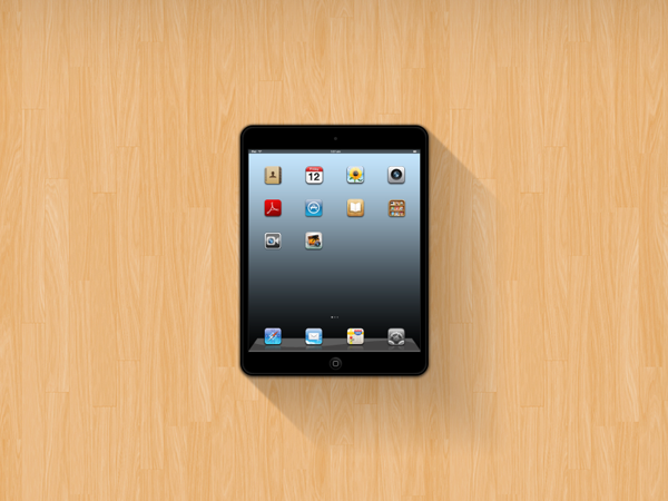 Free PSD iPad Mini Mockup