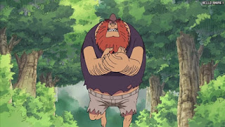 ワンピース アニメ 277話 ハグワール・D・サウロ Jaguar D. Saul 20年前 オハラ | ONE PIECE Episode 277 Ohara