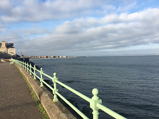 View of Portobello beach in the distance