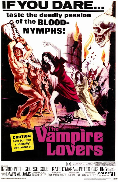 The Vampire Lovers, Roy Ward Baker, Vampire films, Horror films, Vampire movies, Horror movies, blood movies, Dark movies, Scary movies, Ghost movies