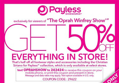 payless coupons