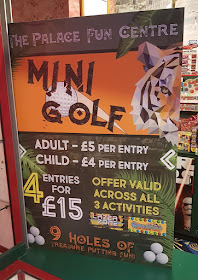 Mini Golf at the Palace Fun Centre in Rhyl