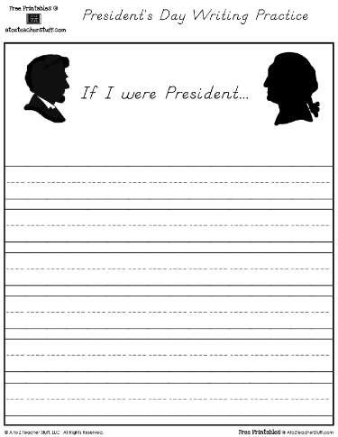 Presidents Day Worksheets 3