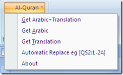 PLUG-IN AL-QURAN UNTUK MICROSOFT WORD
