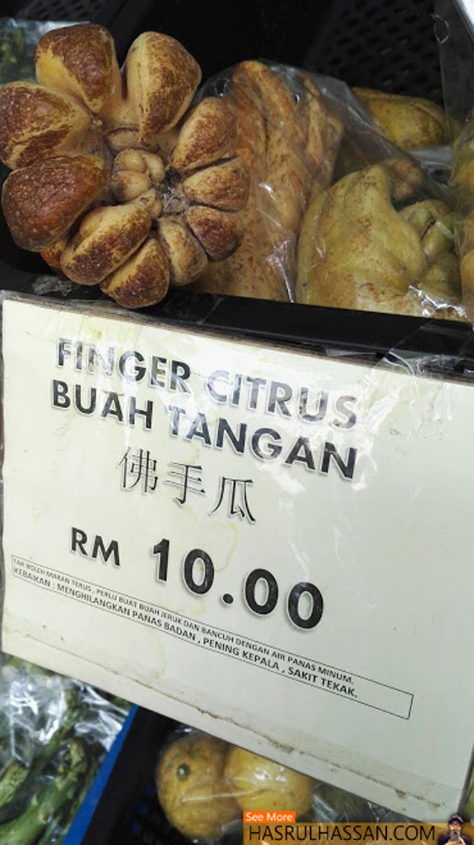 Kebaikan Buah Tangan atau Finger Citrus