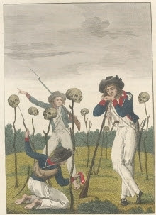 The Sculls of Lieut. Leppar and six of his men