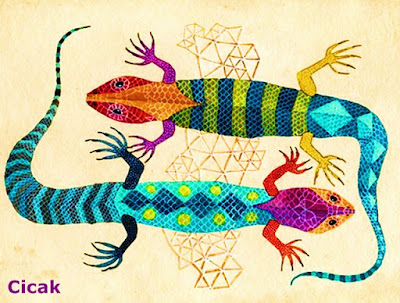 lizard art