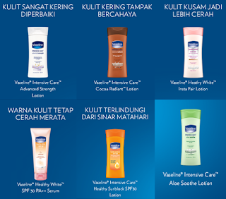 Macam Macam Vaseline Lotion dan Manfaatnya