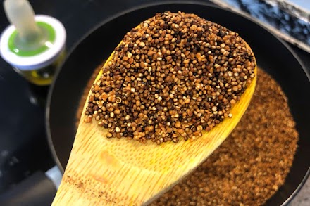 Cómo hacer Quinoa Tostada Crujiente - Tostar Quinua 