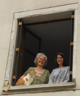 Odile, Marie Lou & gatto