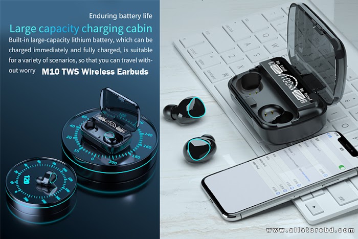 Newest M10 TWS Wireless Bluetooth Earphones