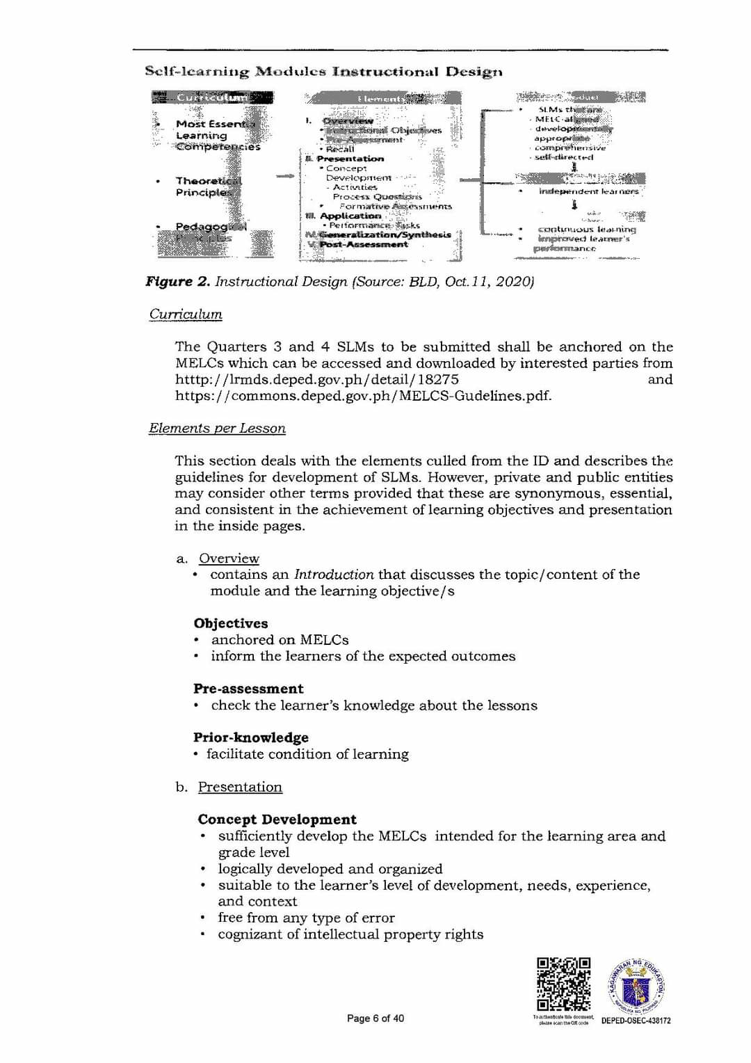 Deped Order No 001 S 21 Or The Guidelines On The Evaluation Of Self Learning Modules Slms For Quarters 3 And 4 For School Year 21 Deped K 12