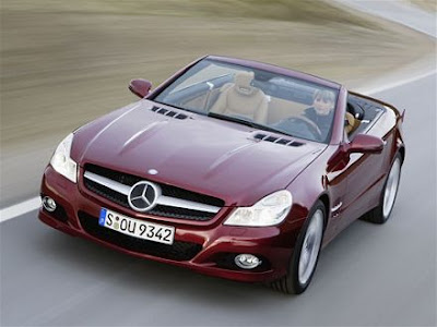 red color Mercedes-Benz SL-Class