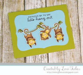 Let's Hang Out card-designed by Lori Tecler/Inking Aloud-stamps from Lawn Fawn