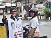 Bawa Poster RAHMAN Nomor 1, Puluhan Kader dan Simpatisan PKS Binjai Gelar Flash Mob