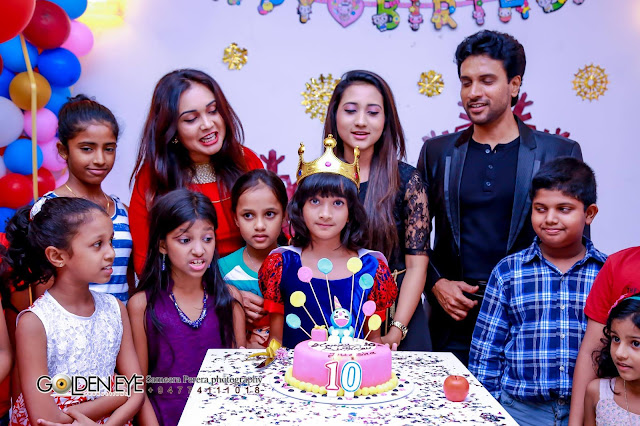 Gayathri dias and Channa perera daughters Birthday Celebration 2016