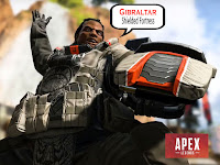 apex legends wallpaper, gibraltar is in full action main character apex legends