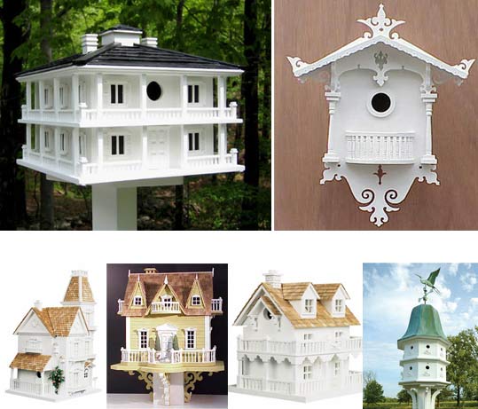 Fancy Birdhouses