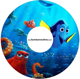 Finding Dory Free Printable CD Labels.