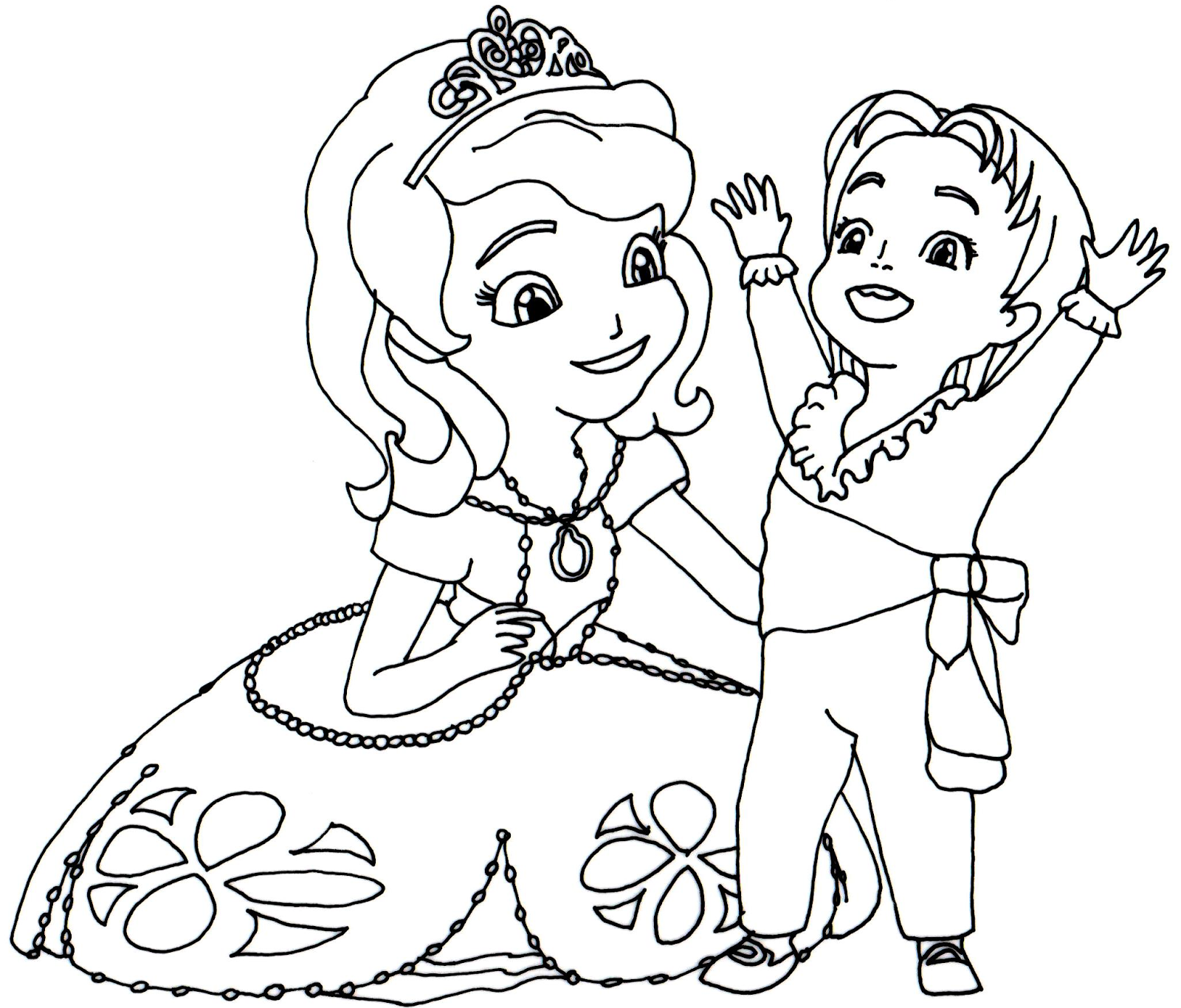 Download Sofia The First Coloring Pages: April 2014