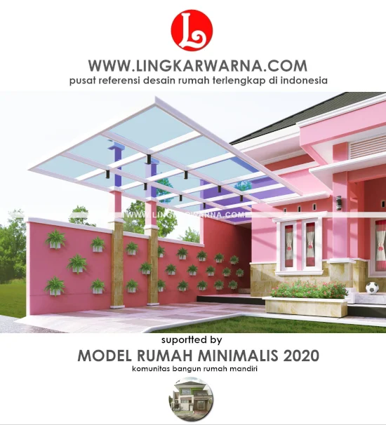 gambar rumah tema pink