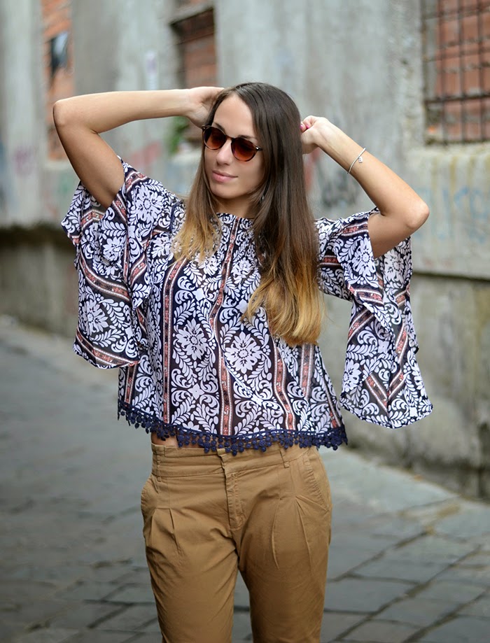 ax-paris ethnic blouse