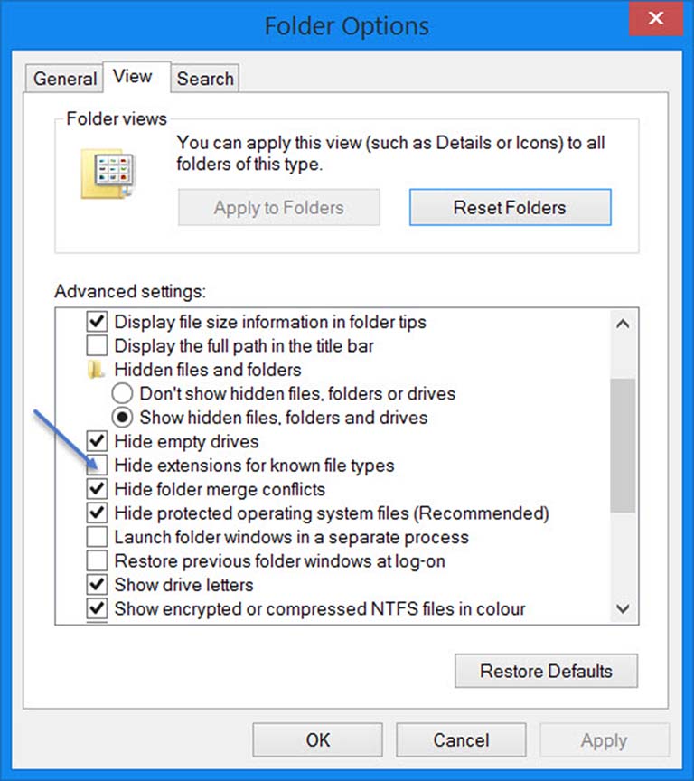 How To Show File Extensions In Windows 10