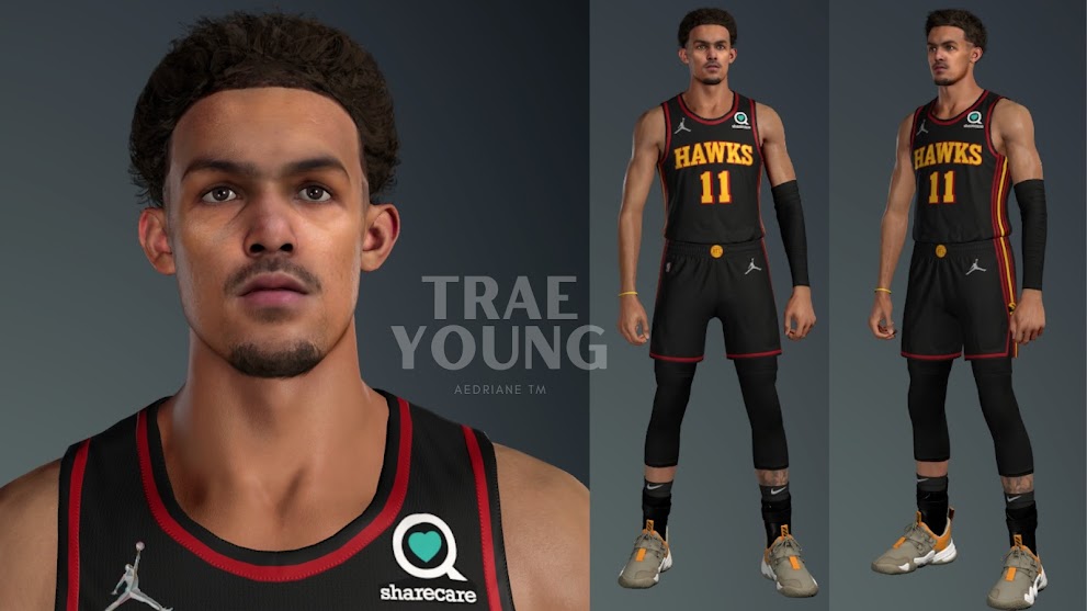 Trae Young Cyberface by AeTM | NBA 2K22