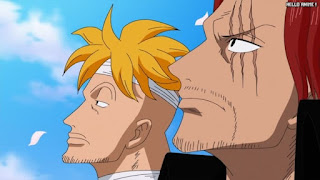 ワンピースアニメ 505話 マルコ シャンクス | ONE PIECE Episode 505