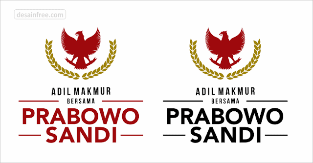 Download Logo Prabowo-Sandi #02 Format CDR