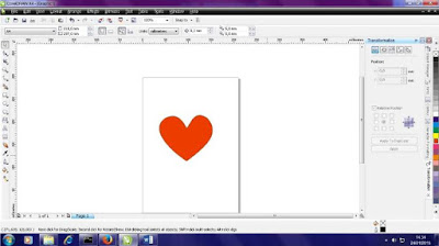 Cara Membuat Vektor Love Valentine di Corel Draw