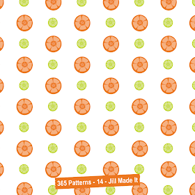 365 Patterns:  Happy Citrus