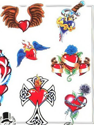 heart tattoos. heart tattoo designs. heart