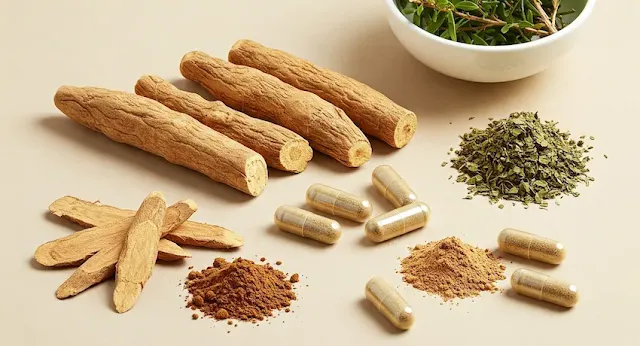 Suplementos y plantas adaptógenas útiles