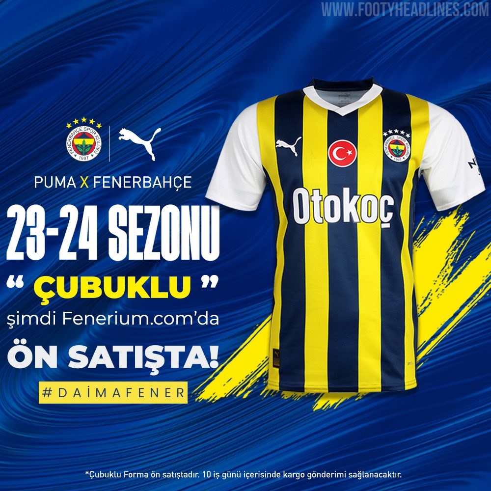 PUMA Complete Fenerbahce 23/24 Kit Set With Away & Third Shirts