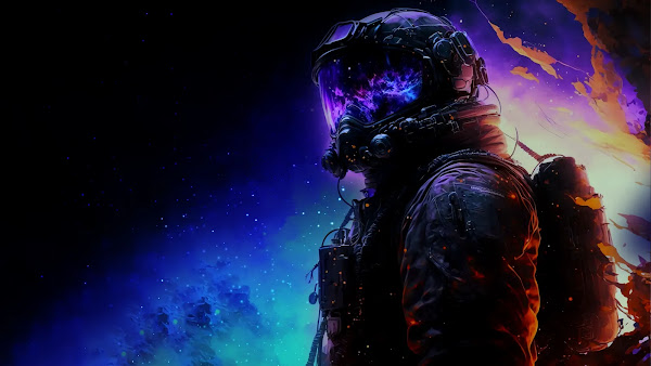 Awesome 4K Midjourney Ai Generated Astronaut illustration Wallpaper