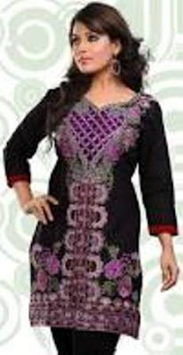 Black-Cambric-Cotton-Kurti